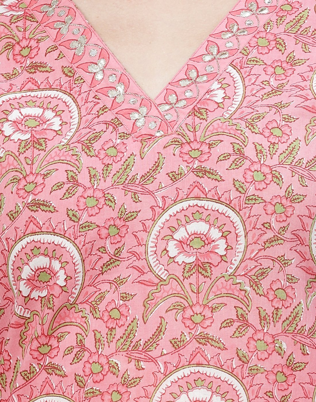 Cotton Printed Kurti with Pant