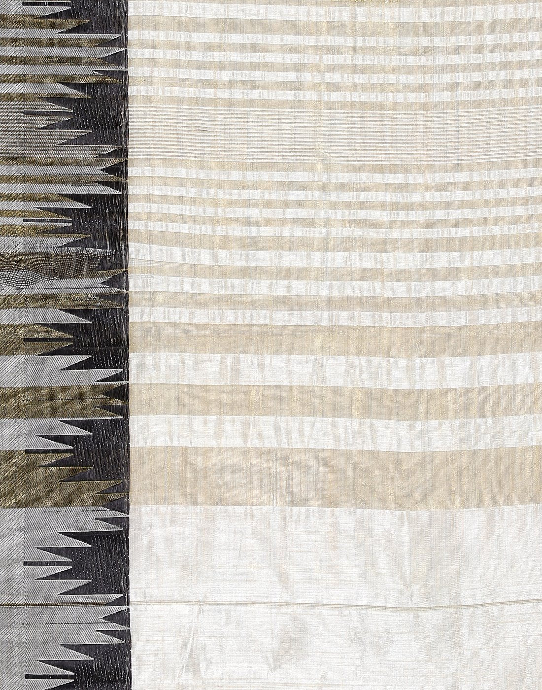MBZ Meena Bazaar-Mustard Art Handloom Saree