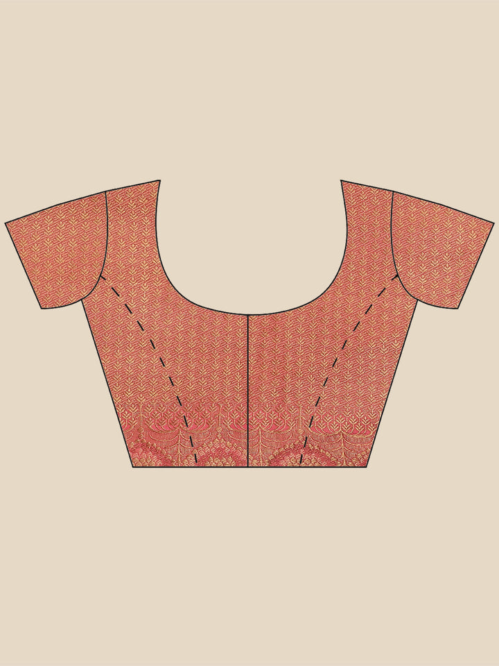 Leheriya Pattern Woven Handloom Saree