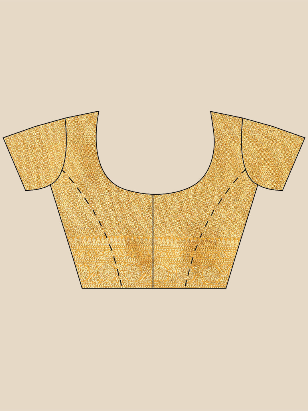 Zari Border Booti Woven Handloom Saree