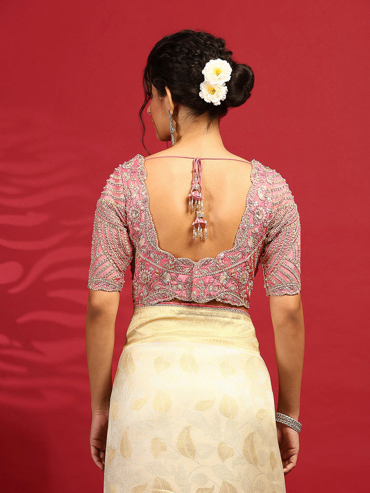 Embroidered Banarasi Saree