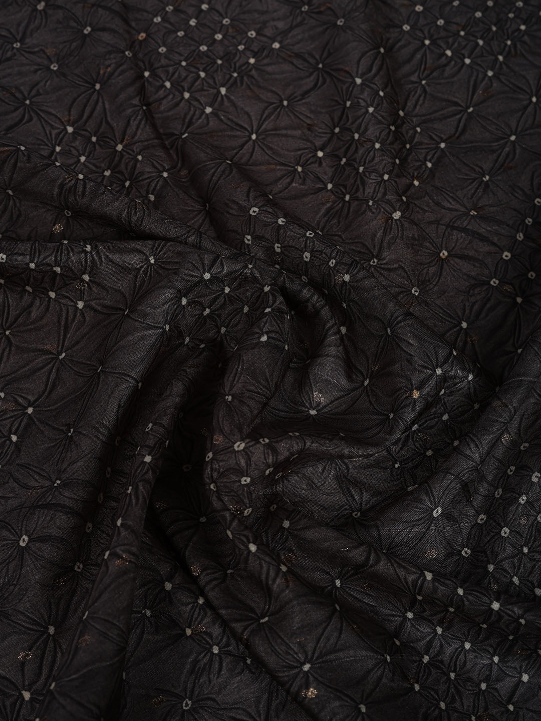 Printed Tussar Silk Saree