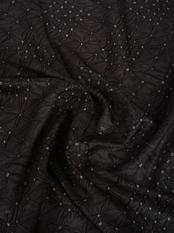 Printed Tussar Silk Saree
