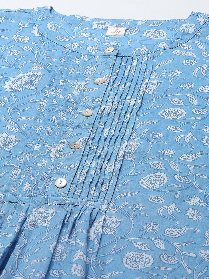 Printed Cotton Short Kurti