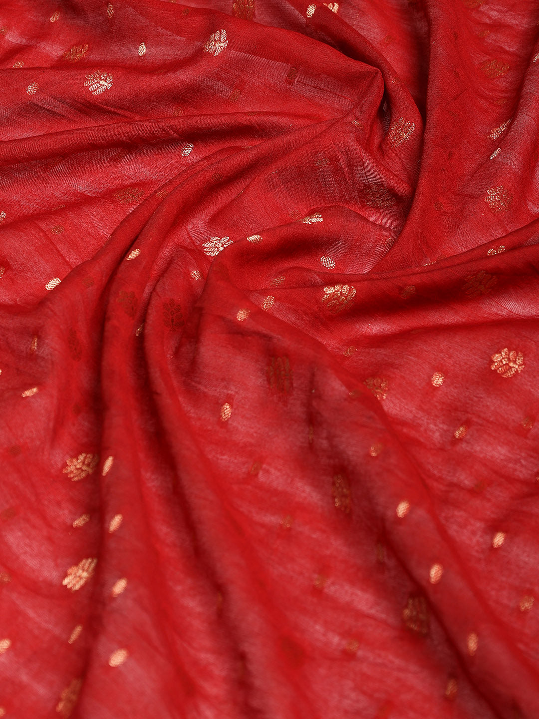 Digital Printed Cotton Blend Woven Saree
