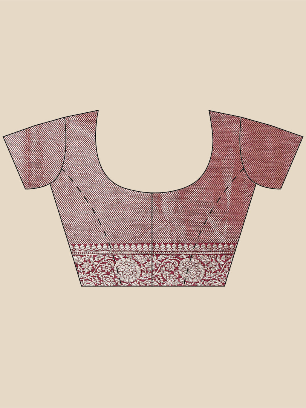 Zari Jaal Woven Banarsi Saree