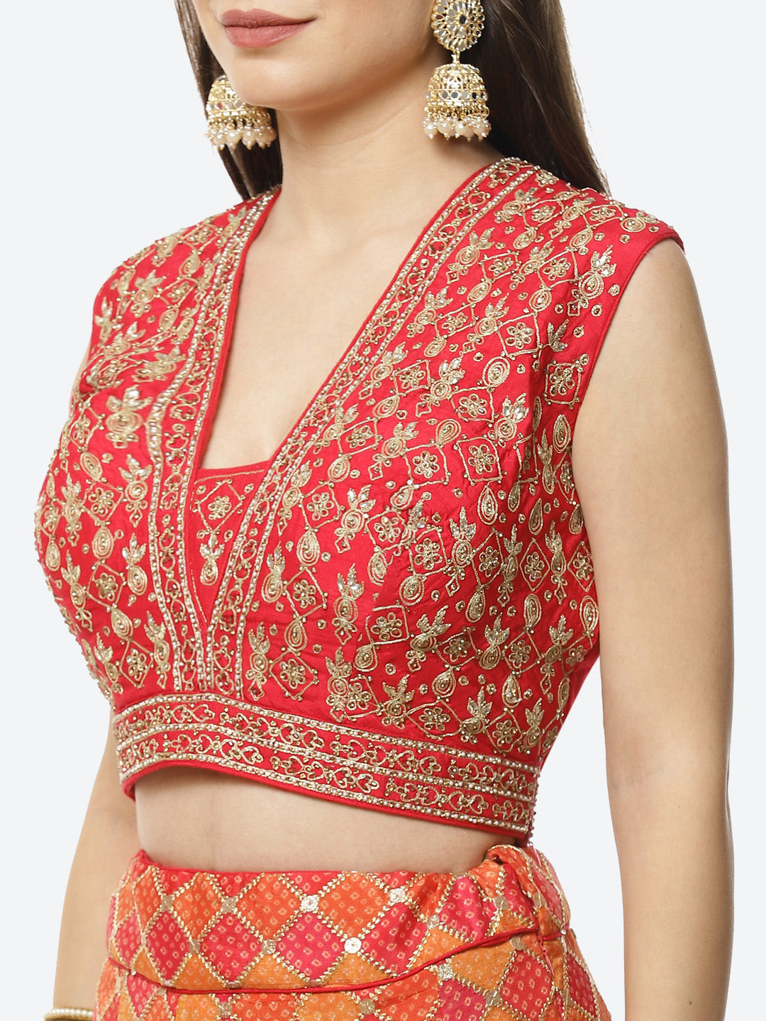 Sequence Georgette Lehenga With Choli And Net Dupatta