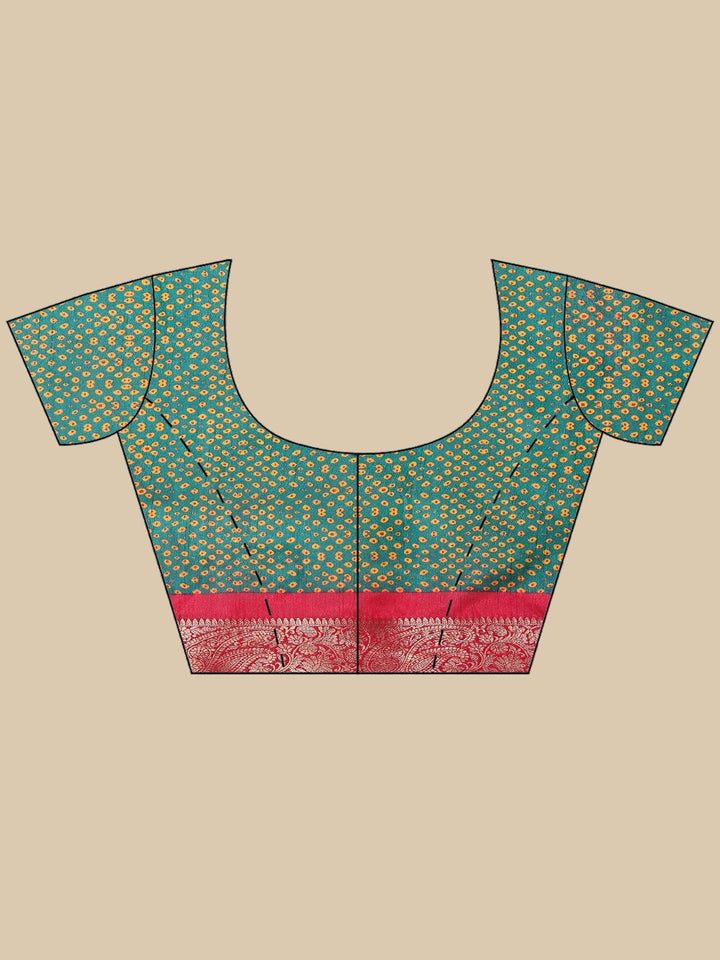Digital Printed Art Silk Saree