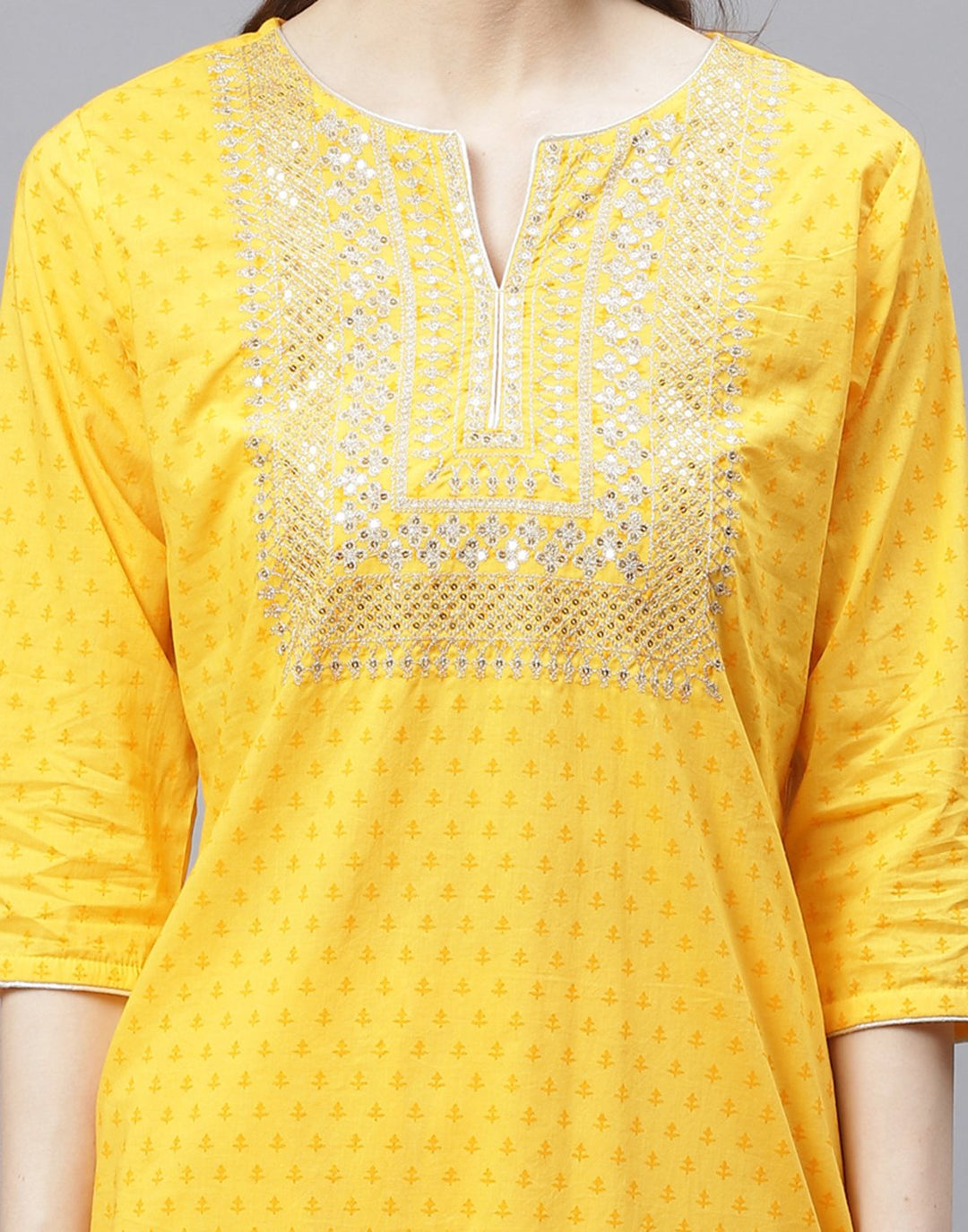 Cotton Kurti Palazzo Set