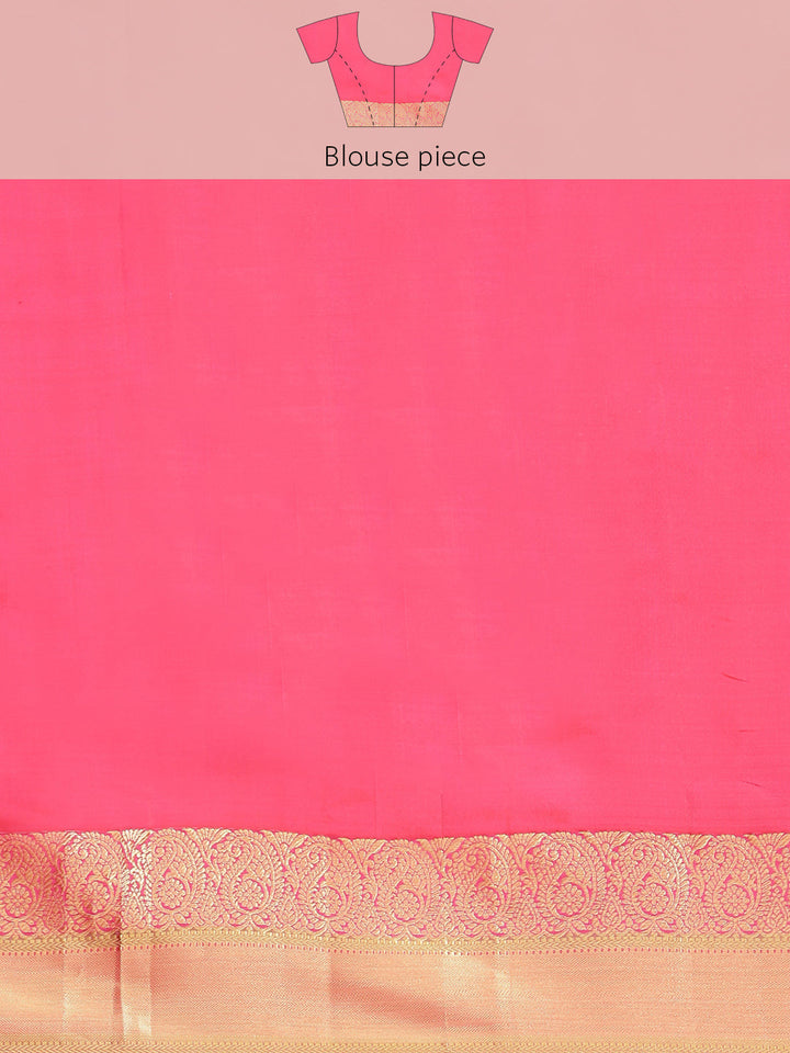 Resham Zari Border Woven Soft Silk Saree