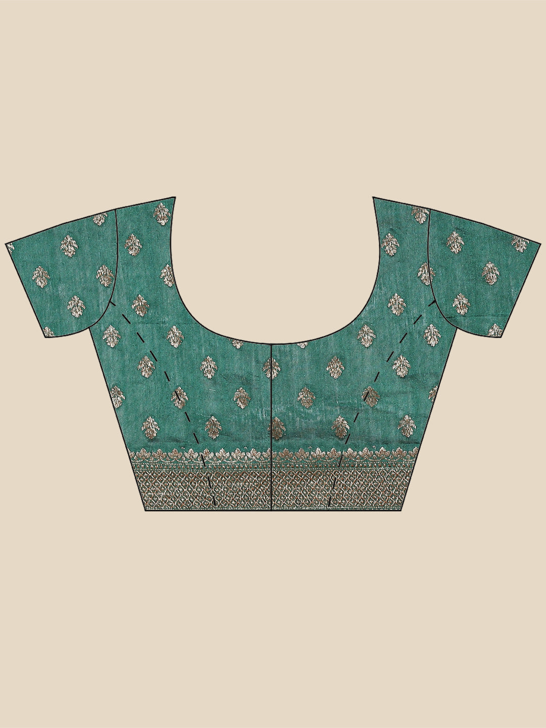 Antique Booti Banarasi Woven Saree