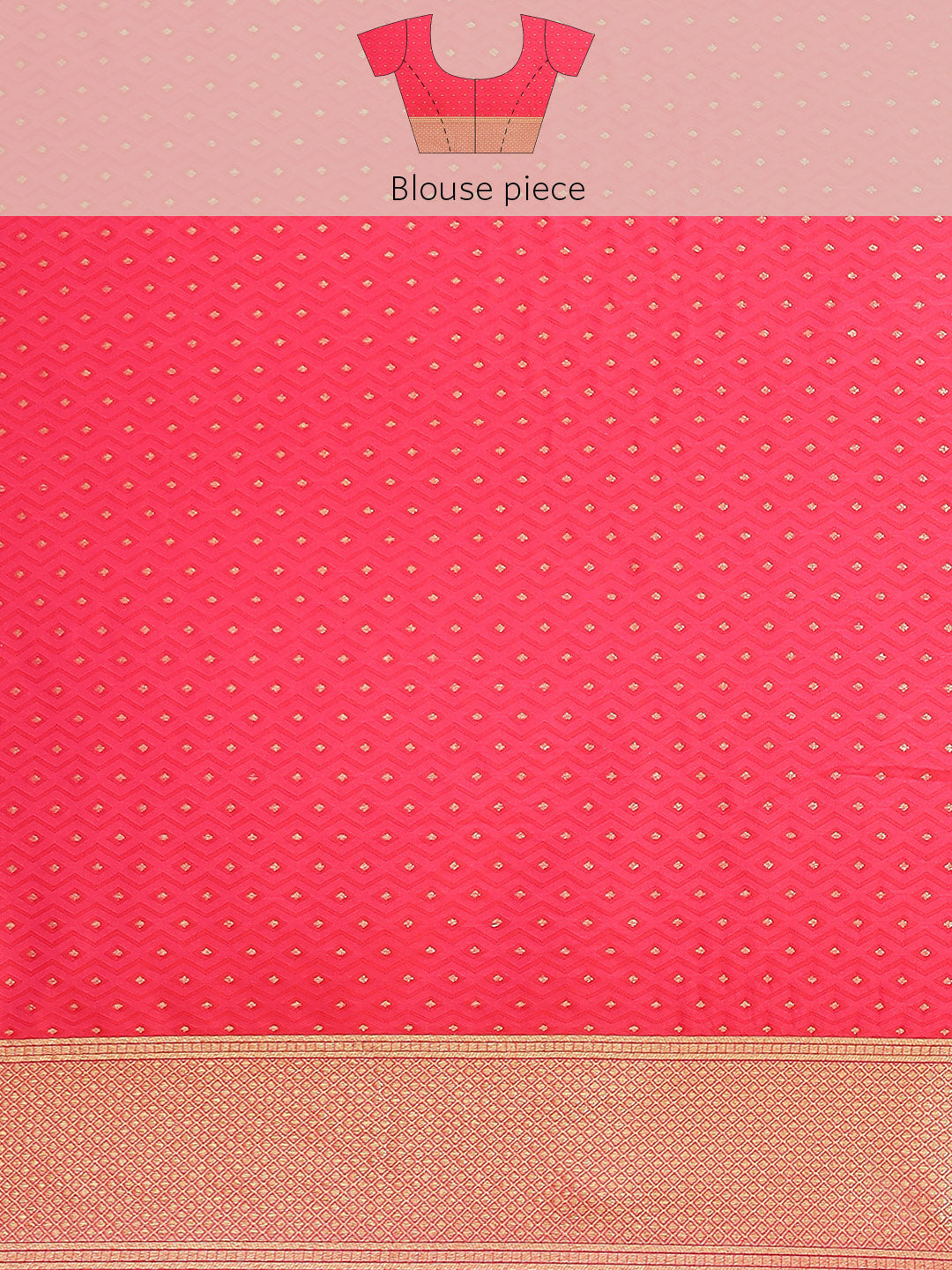 Banarasi Saree with Zari Border Booti