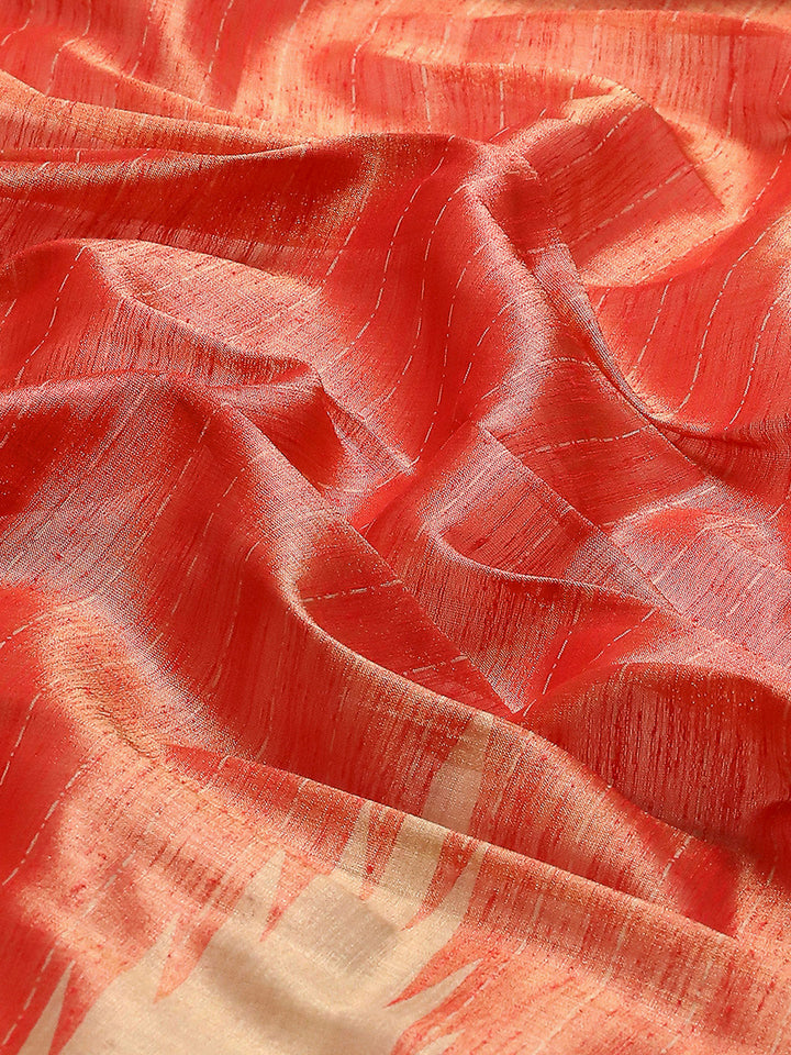 Zaari Border Art Silk Saree