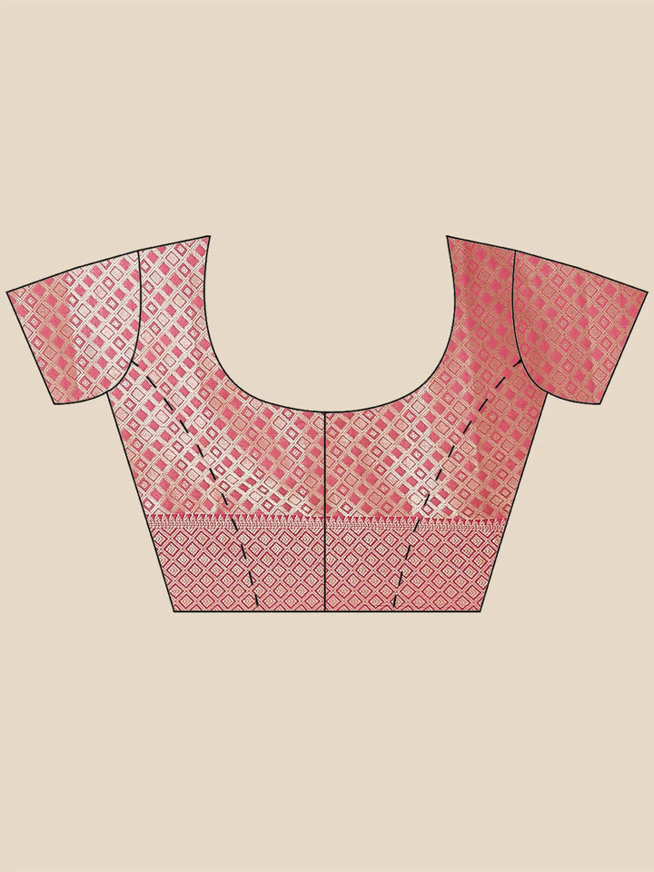 Zari Jaal Cotton Woven Saree