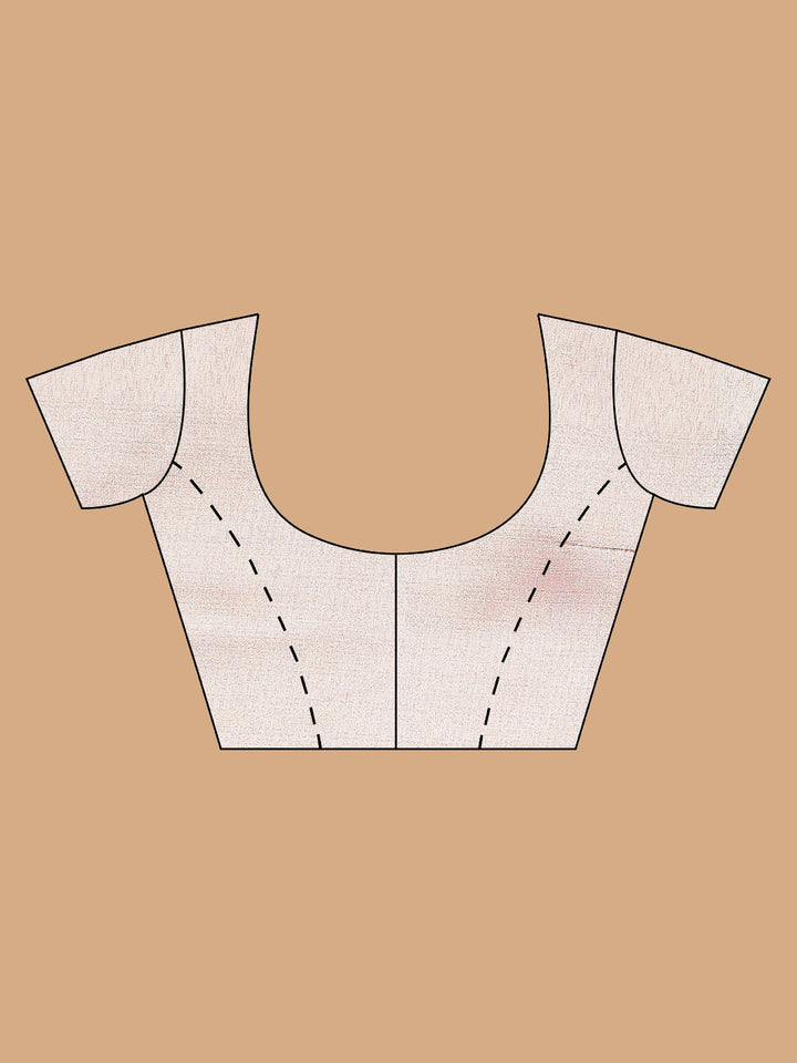 Plain Zari Border Organza Saree