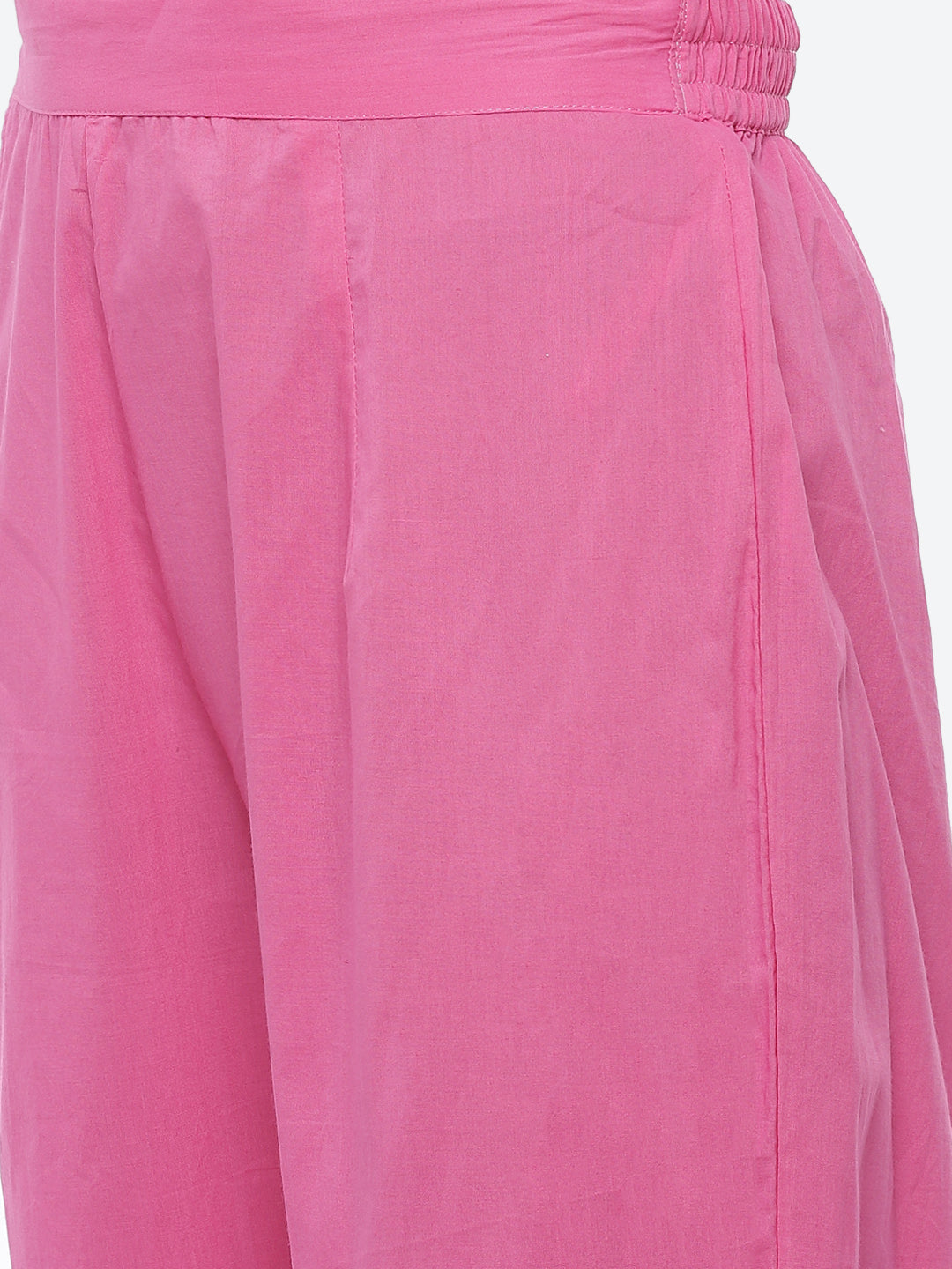 Resham Mirror Booti Cotton Kurta With Pant &amp; Chinone Dupatta