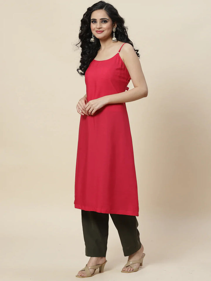 Floral Printed Organza Kurta With Palazzo &amp; Inner