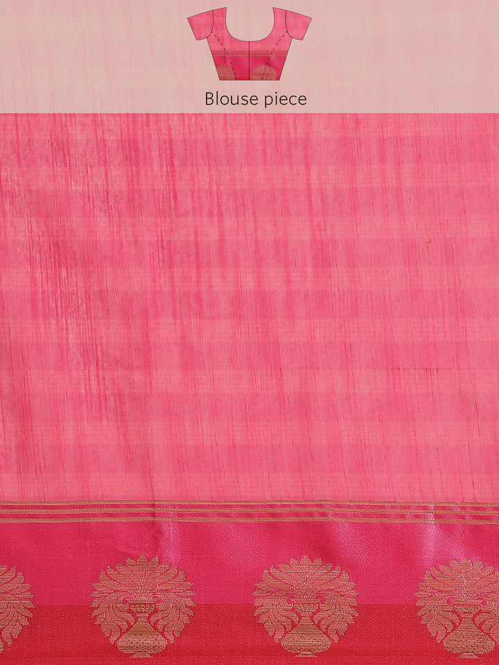 Zari Border Cotton Woven Saree