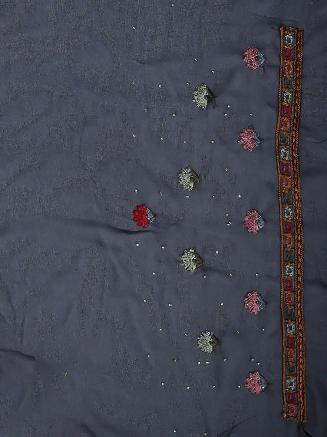 Embroidered Georgette Saree