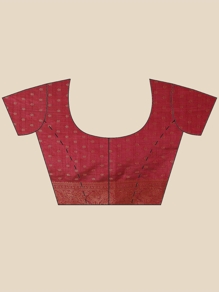 Zari Booti Woven Handloom Saree