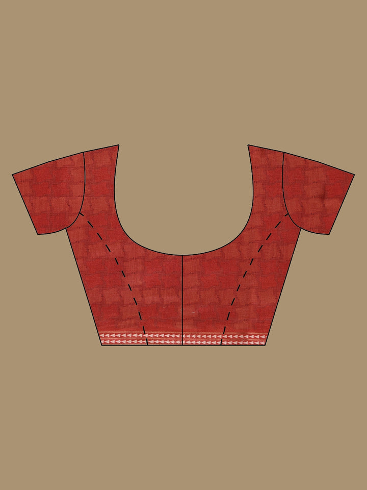 Printed Tussar Saree