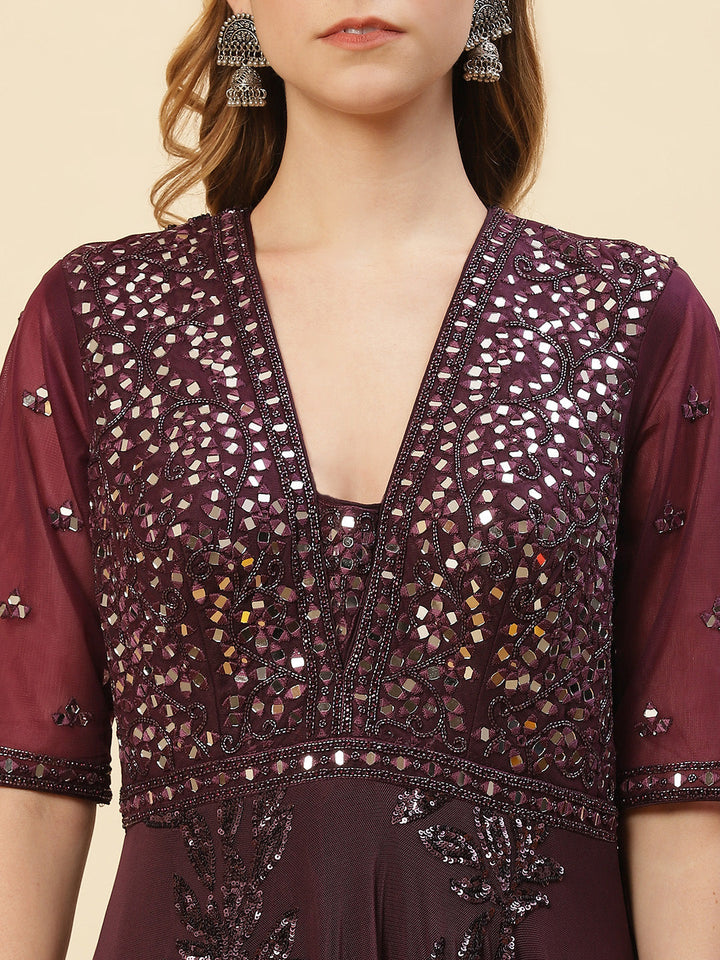 Sequence Net Gown