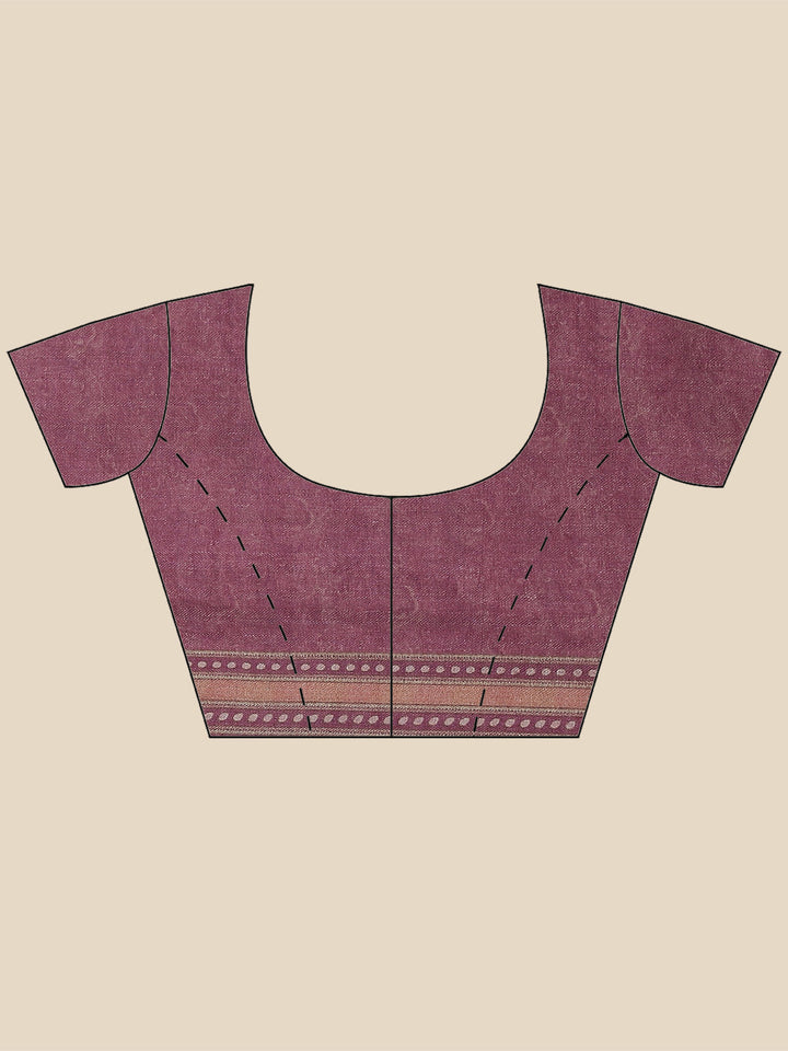 Printed Tussar Saree