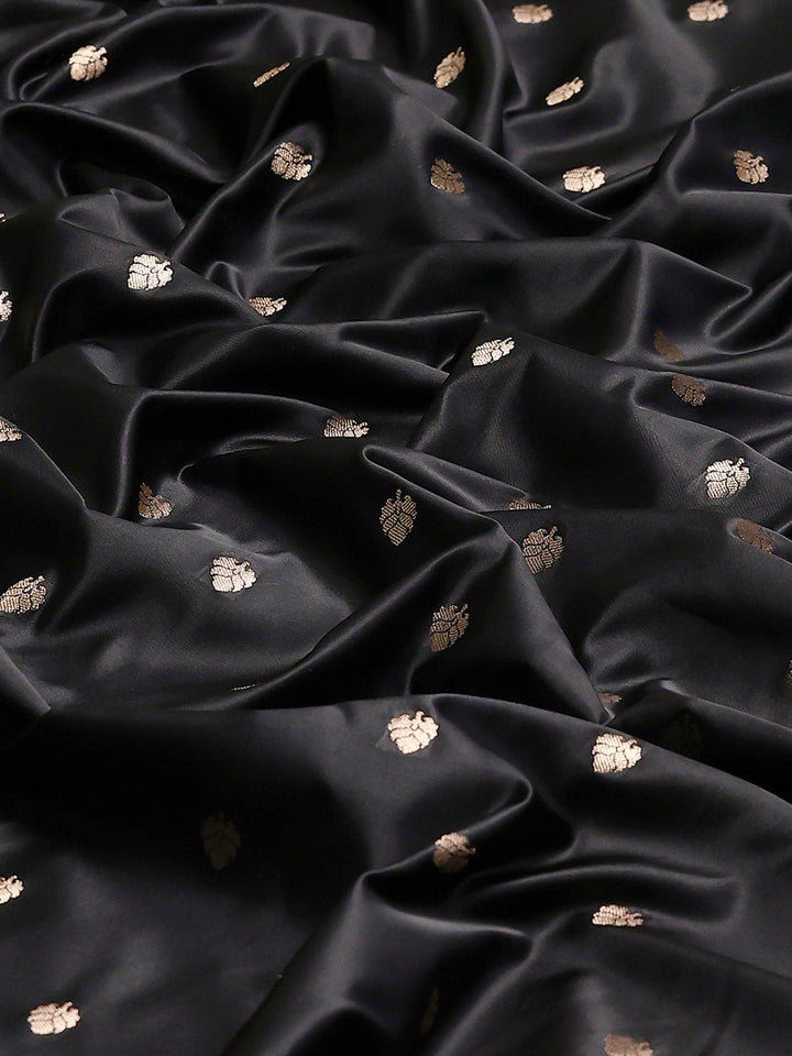 Zari Border Booti Art Silk Woven Saree