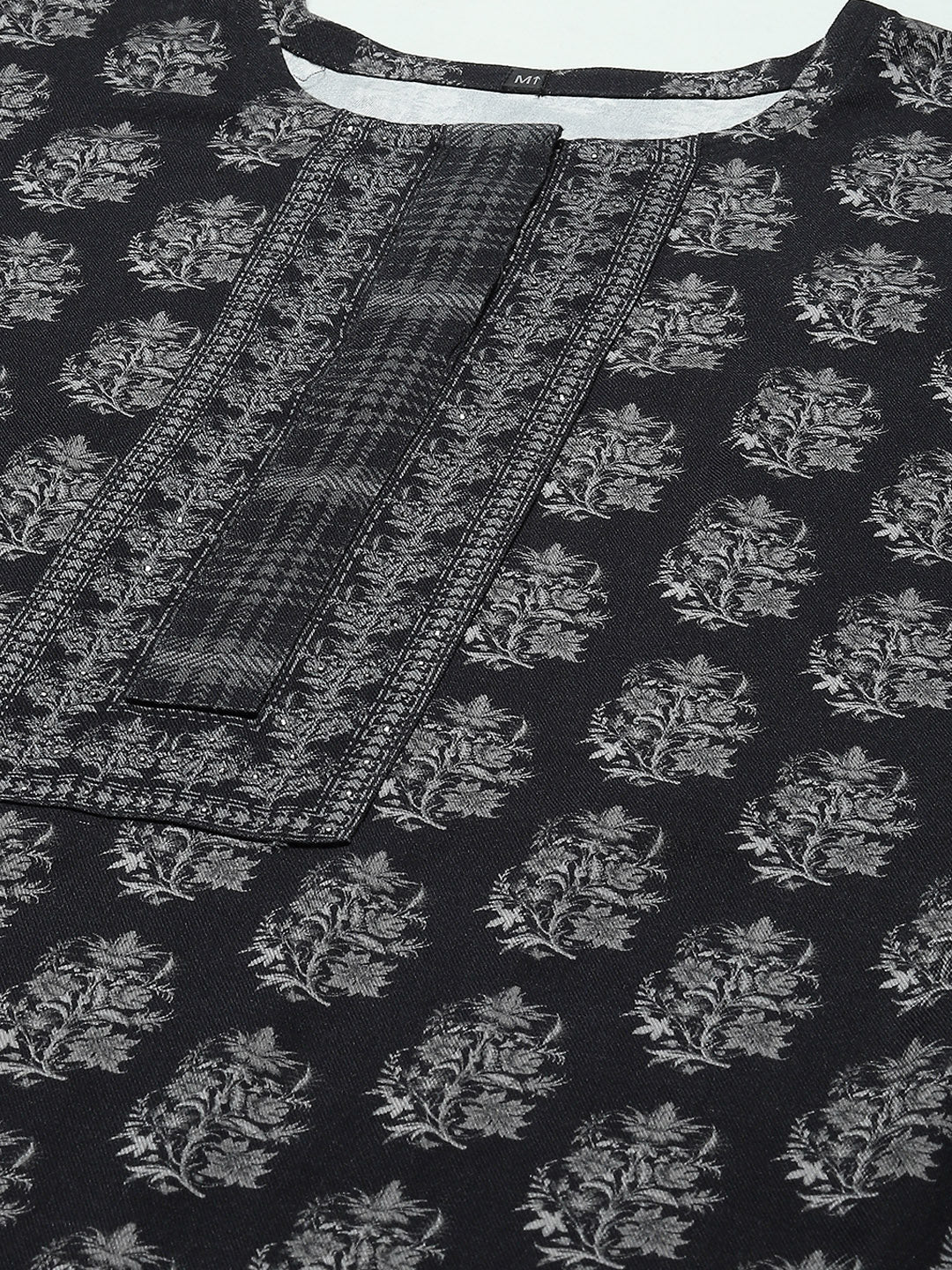 Printed Pashima Kurta With Pants