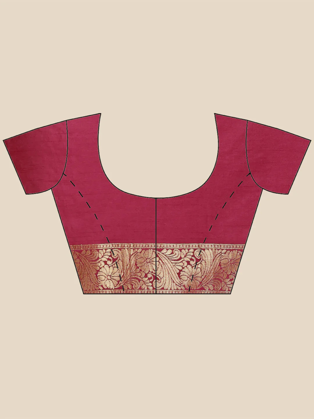 Zari Jaal Handloom Woven Saree