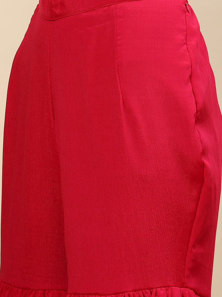 Zari Booti Handloom Kurta With Garara &amp; Dupatta