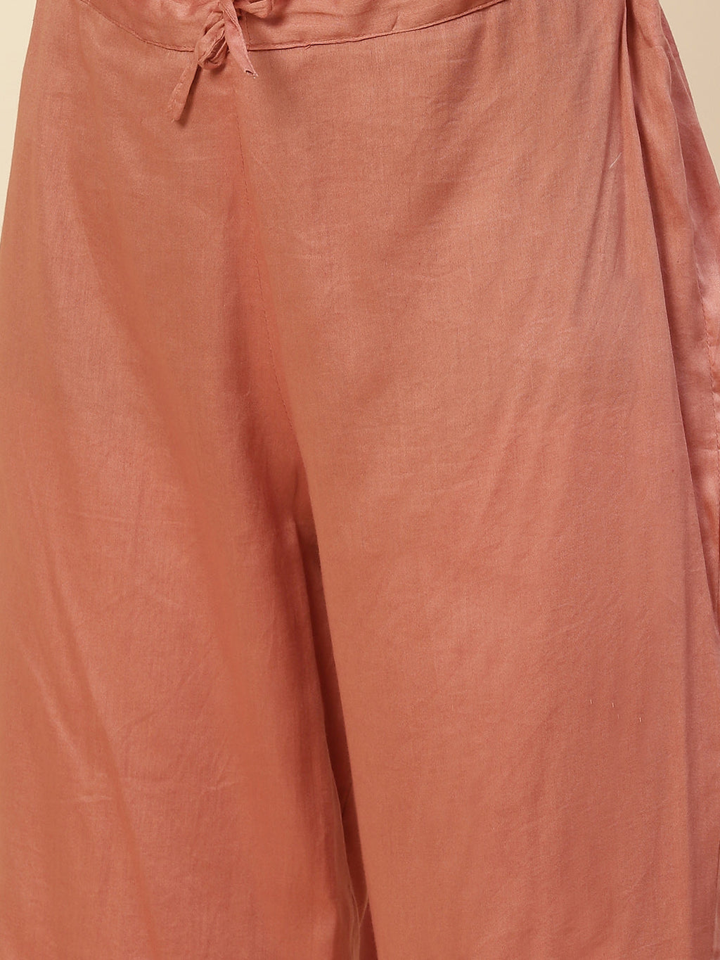 Zari Embroidered Cotton Kurta With Pants & Dupatta