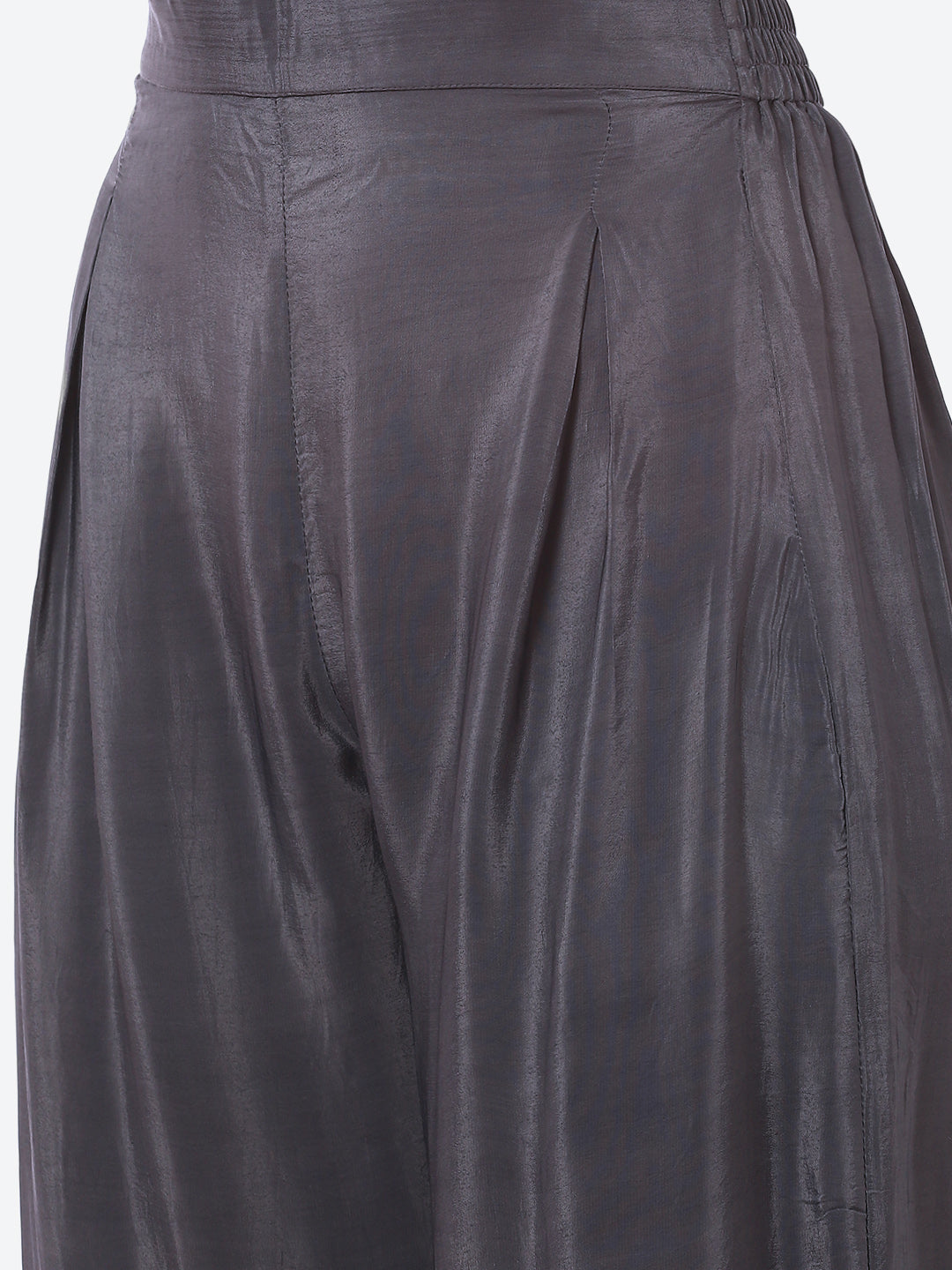 Digital Printed Crepe Kurta With Palazzo & Georgette Dupatta