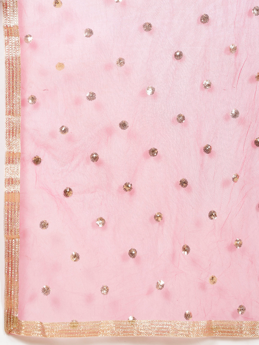 Sequin Georgette Kurta With Garara &amp; Dupatta