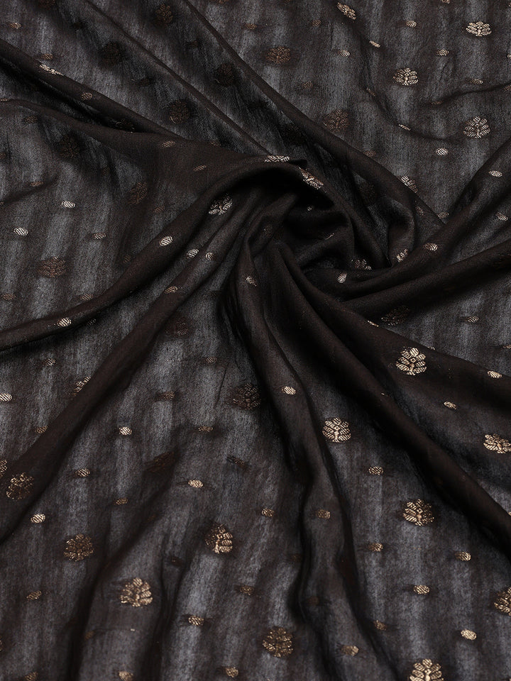 Digital Printed Cotton Blend Woven Saree