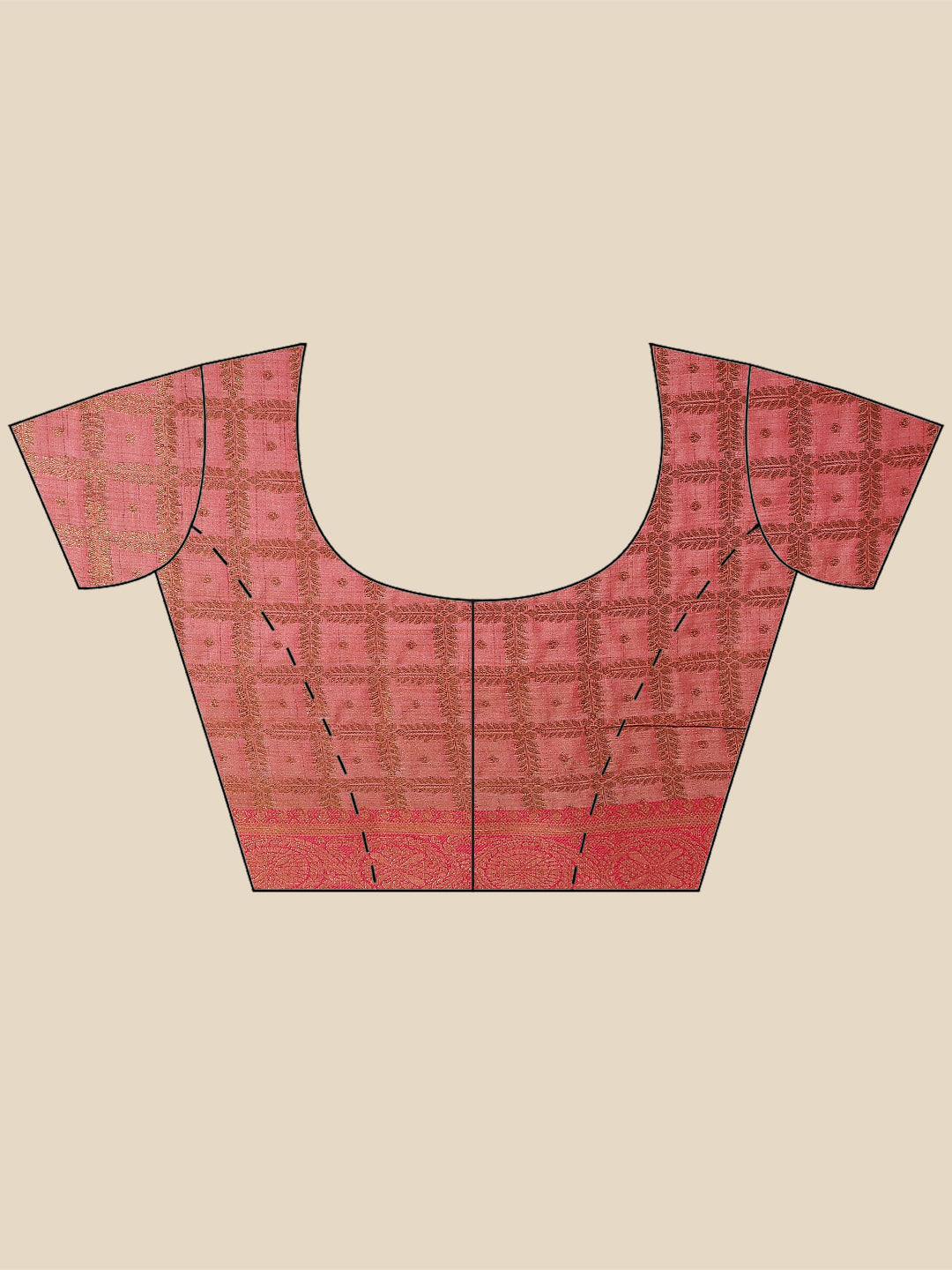 Zari Jaal Woven Handloom Saree