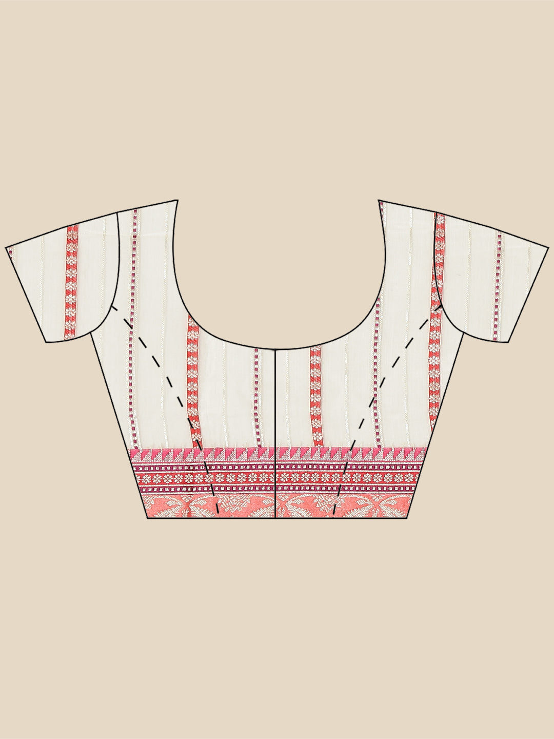 Zari Jaal Woven Cotton Saree