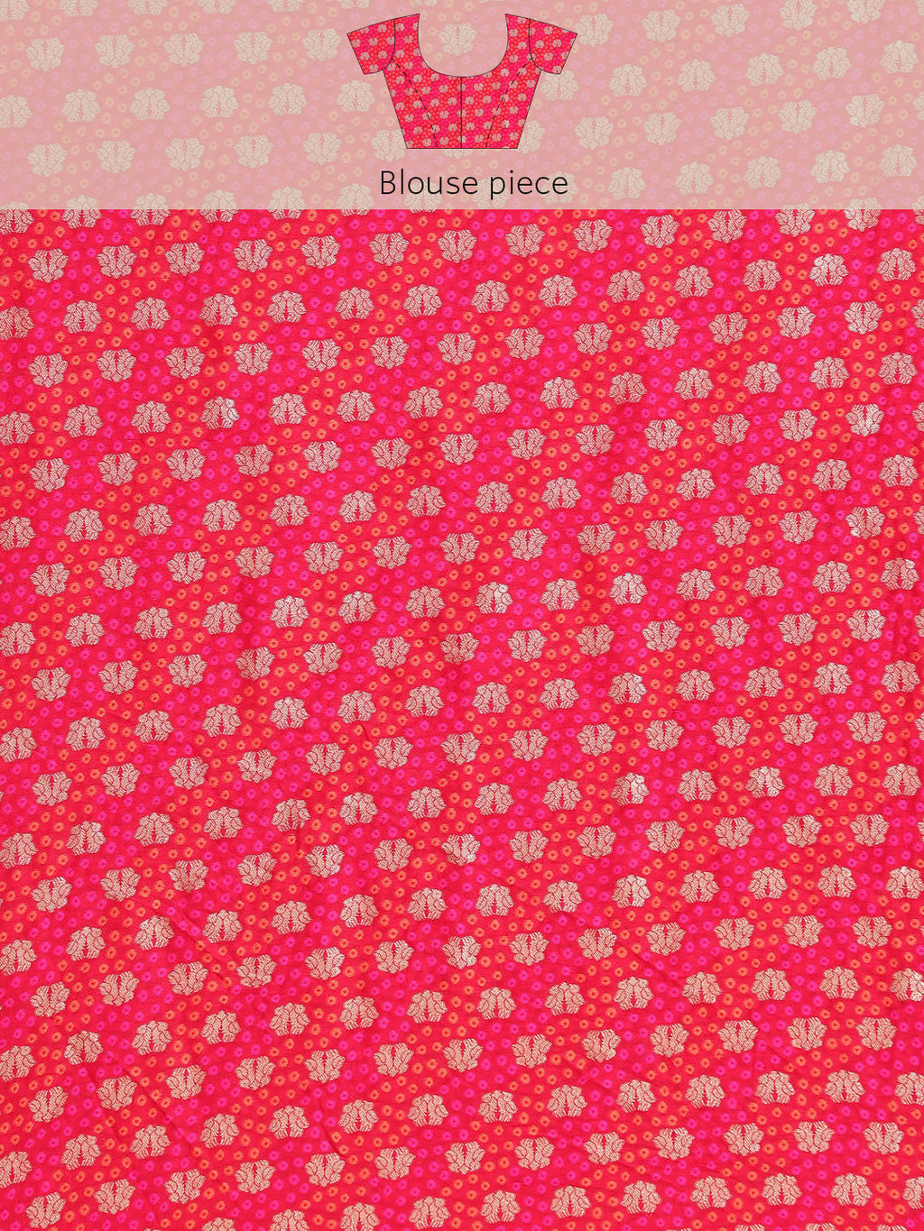Bandhani Banarasi Woven Saree