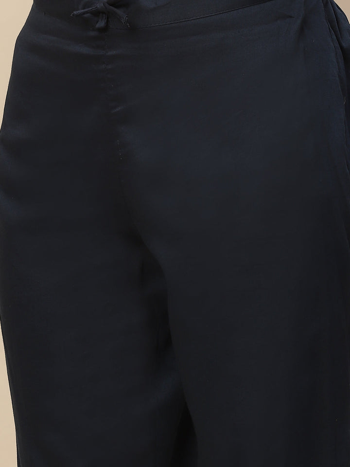 Zari Booti Cotton Kurta With Pants &amp; Dupatta