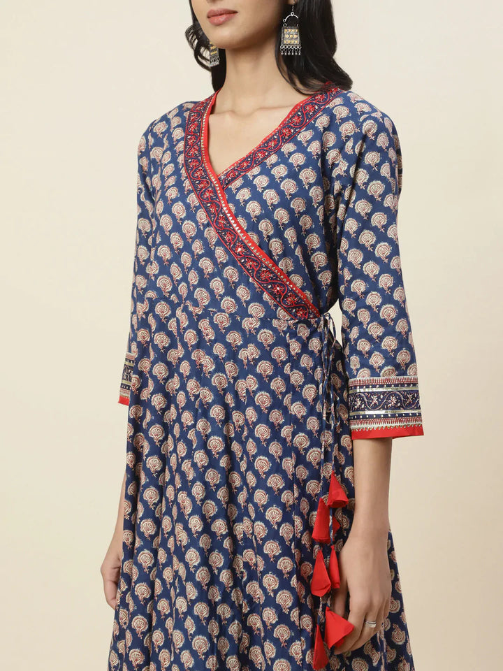 Printed Cotton Anarkali Kurta