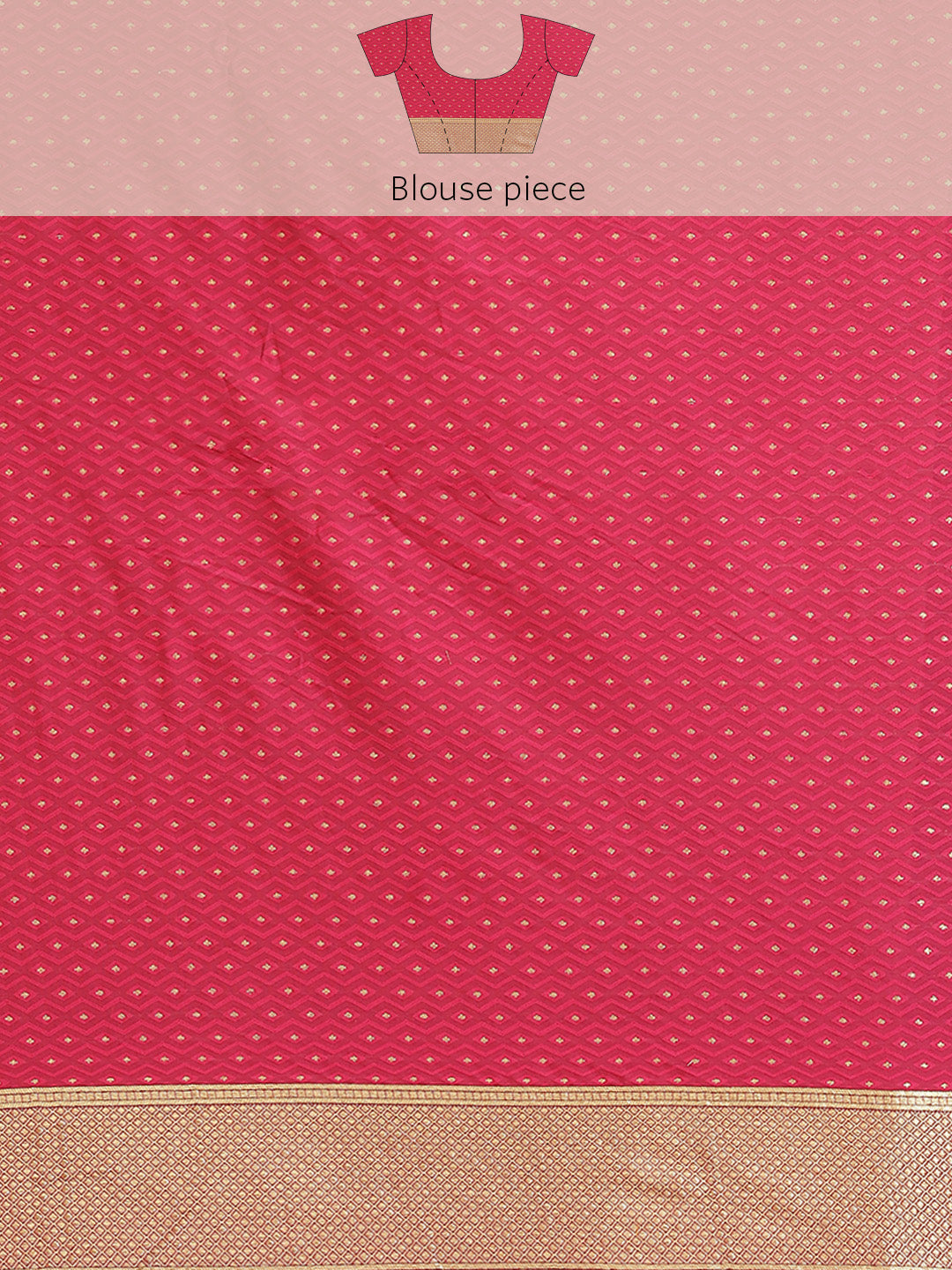 Banarasi Saree with Zari Border Booti
