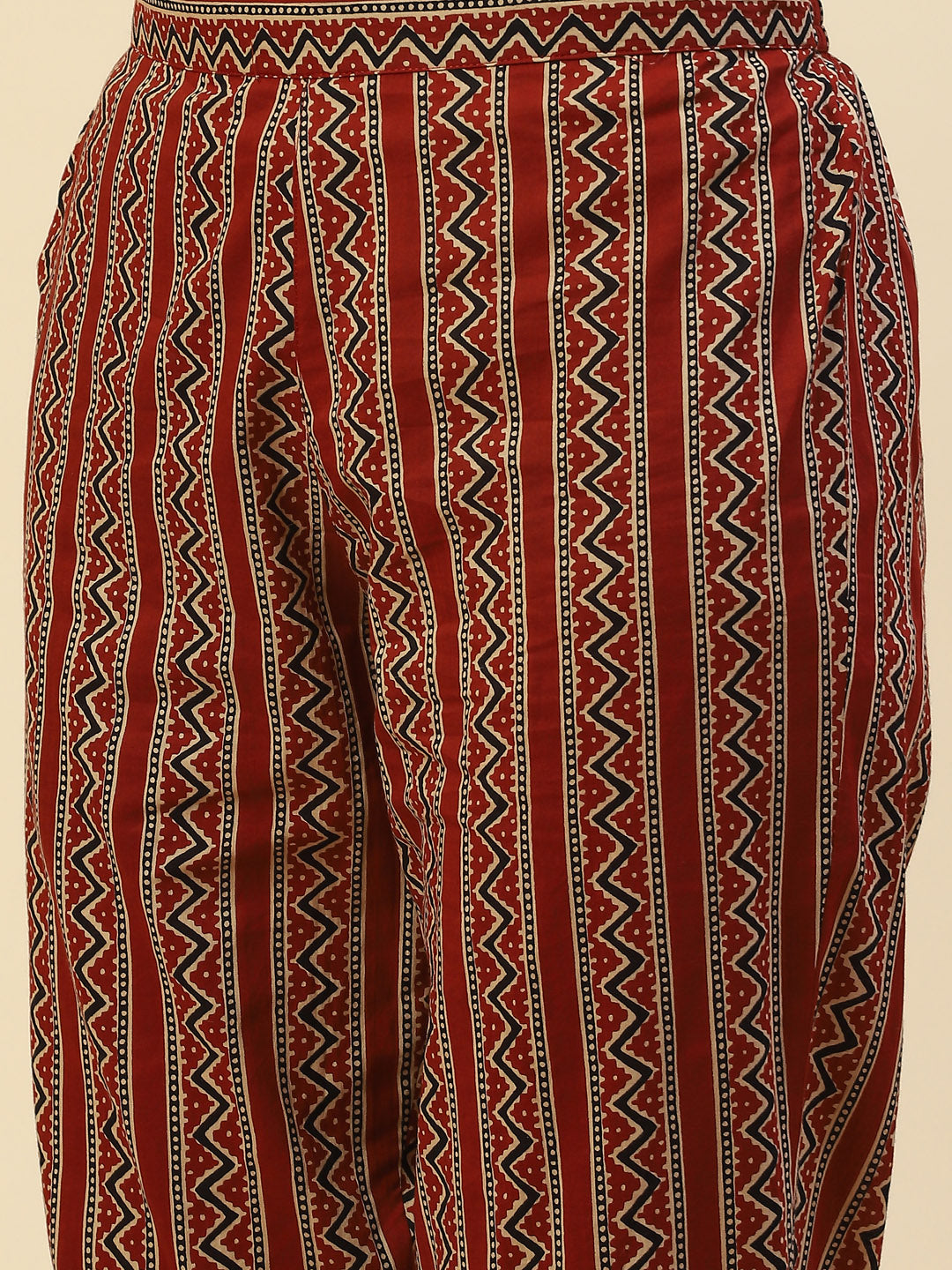 Printed Cotton Kurta With Pant & Cotton Dupatta