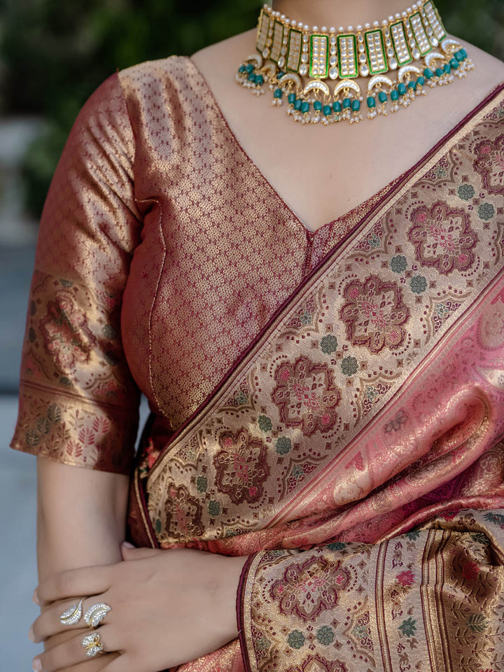 Kanjivaram Art Silk Woven Saree