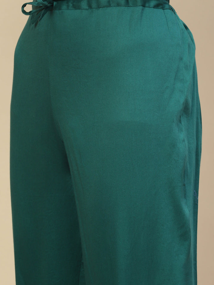 Zari Booti Cotton Kurta With Pants &amp; Dupatta
