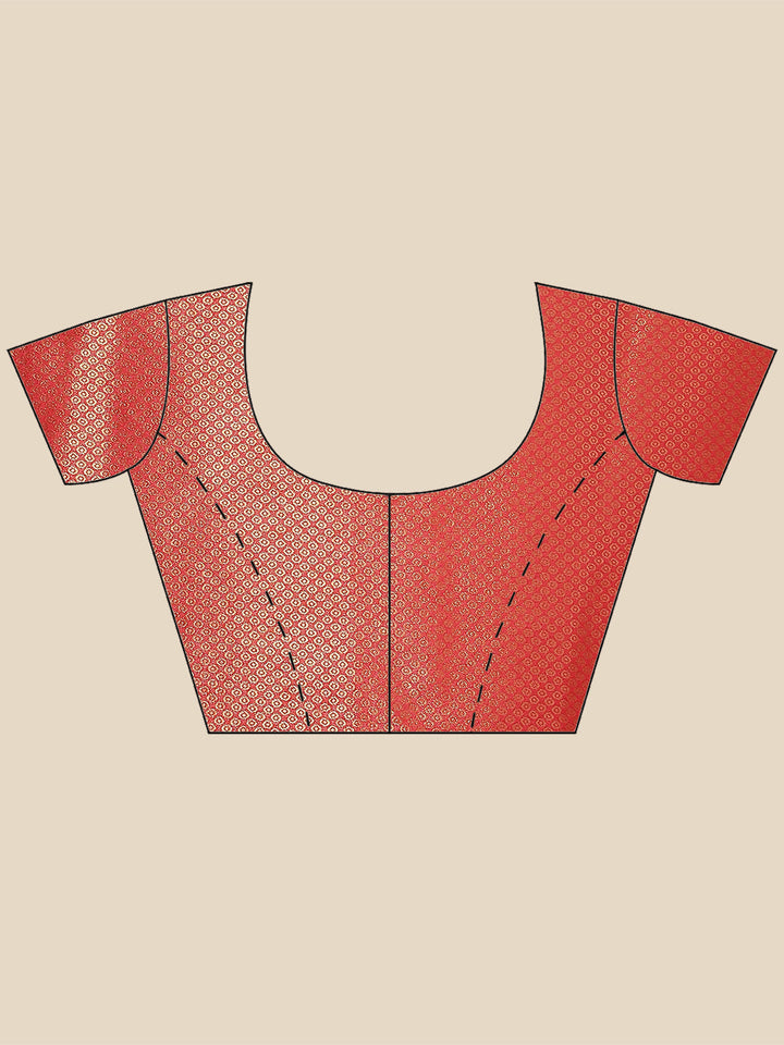 Zari Jaal Woven Handloom Saree