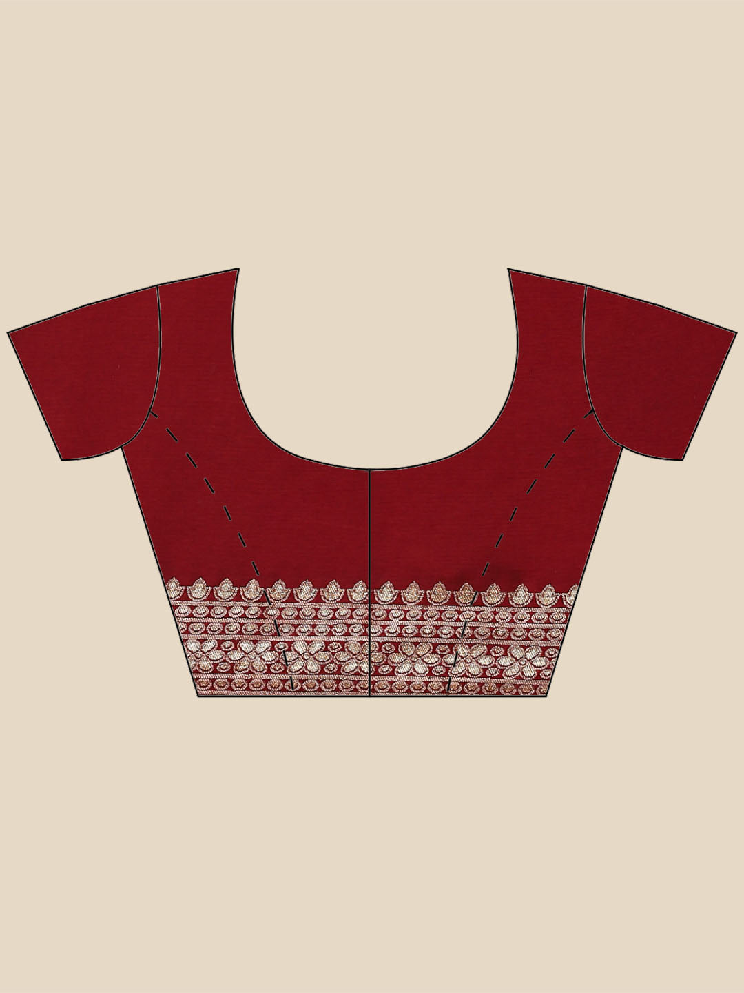 Zari Jaal Woven Dola Handloom Saree
