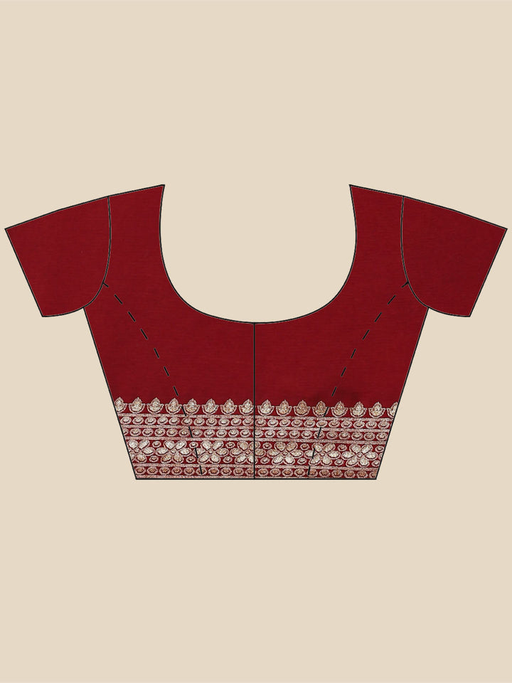 Zari Jaal Woven Dola Handloom Saree