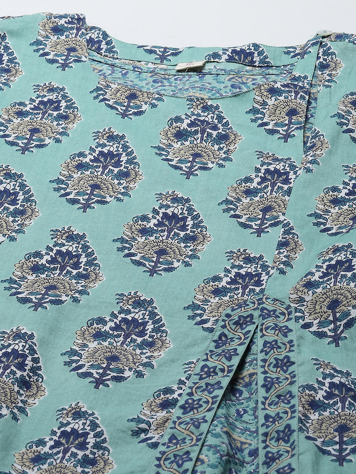 Printed Cotton Double Layer Kurta