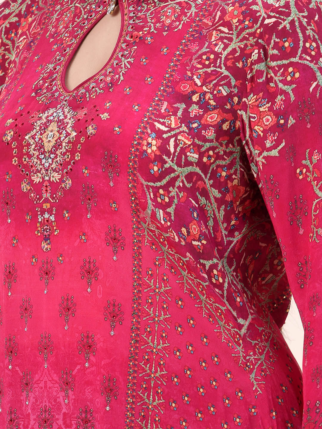 Digital Printed Crepe Kurta