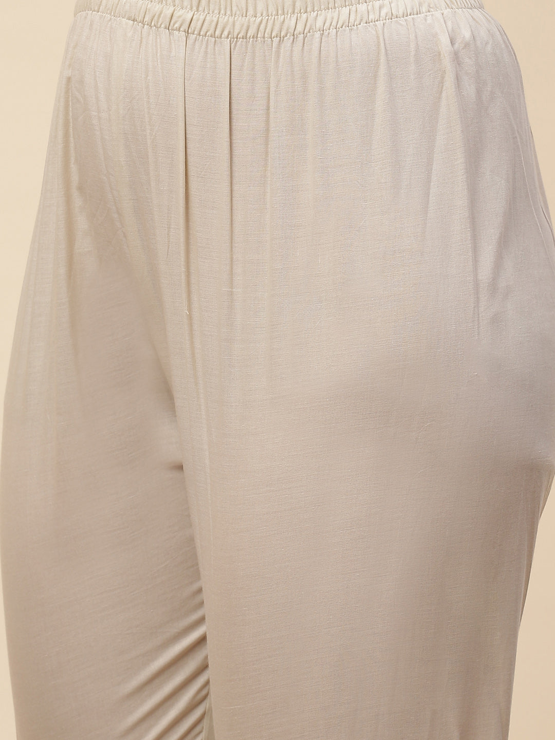 Resham Booti Chanderi Kurta With Pants &amp; Dupatta